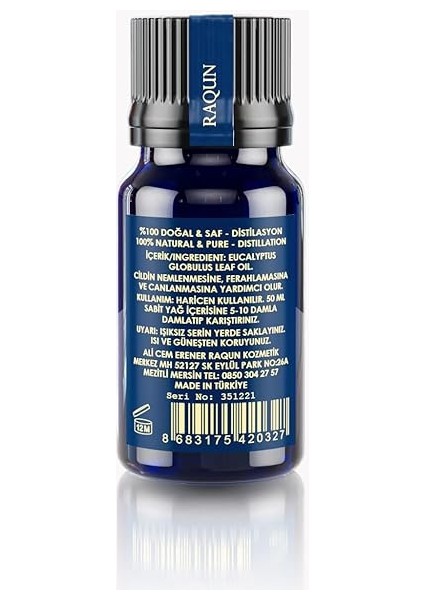Okaliptus Uçucu Yağı 10ML%100 Saf ve Doğal fiyatları