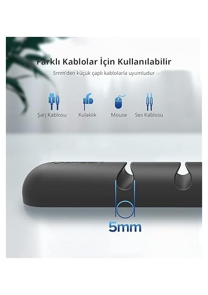 Kendinden Yapışkanlı 7'li Kablo Tutucu modelleri