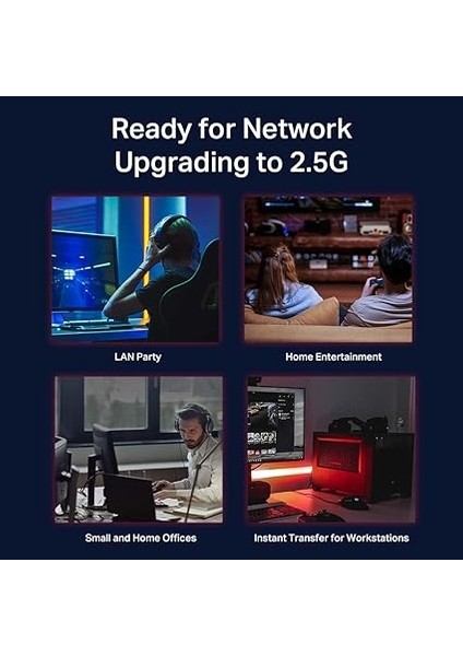 TL-SG108-M2, 8-Port 2.5g Desktop Switch indirimleri