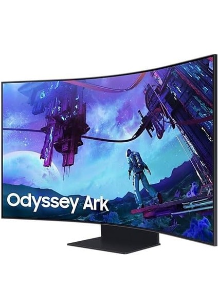 Odyssey Ark G97NC (2. Nesil), 55" Inç, 3840 x 2160, 4K Uhd, Mini Led, 1ms, 165Hz, Freesync Premium Pro, HDR10+ Gaming, Kavisli Ekran, Akıllı Oyuncu Monitörü, LS55CG97WNUXUF