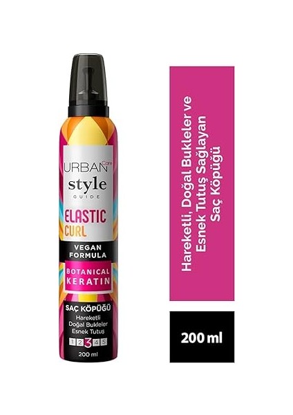 Care Style Guide Elastic Curl Doğal Görünüm Sağlayan Saç Köpüğü- Esnek Tutuş 200 Ml- Vegan fiyatları