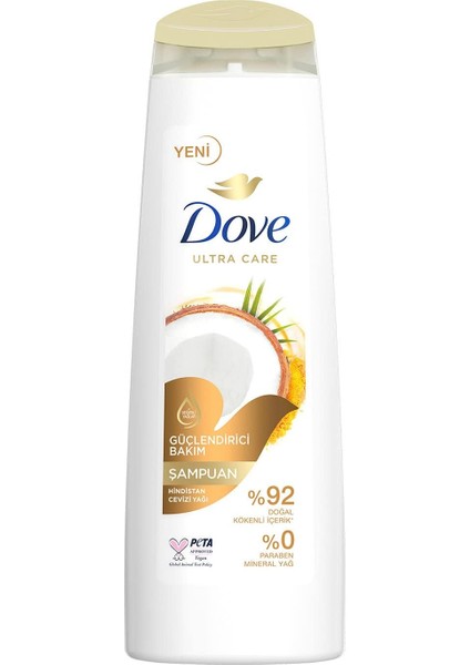 Ultra Care Saç Bakım Şampuanı Güçlendirici Bakım Hindistan Cevizi Yağı 400 ml