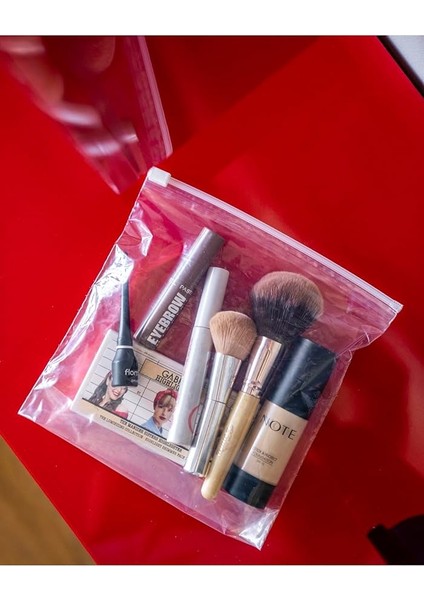 Çok Amaçlı Kullanılabilir Fermuarlı Poşet-10'lu