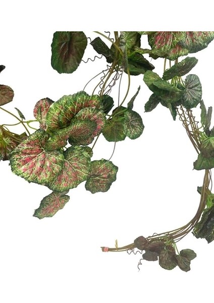 Yapay Sarmaşık Kırmızı Yeşil Sardunya 5dallı 230CM Doğalgaz Borusu Kapatıcı Dekoratif Yapay Çiçek indirimleri