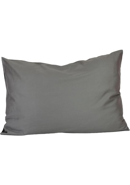 Pamuk Saten Yastık Kılıfı (Antrasit)