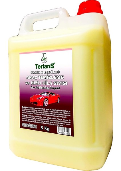 Araç Temizleyici Parlatıcı Hızlı Cila 5 kg | Boyalı Alan &amp; Plastik Aksam | Parfümlü | + Mikrofiber Bez fiyatları