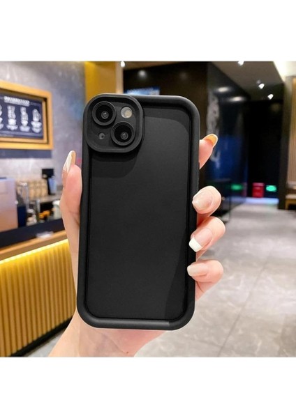 Aksesuar Iphone 13 ve 14 ile Uyumlu Darbe Önleyici Mat Lansman Silikon Kılıf