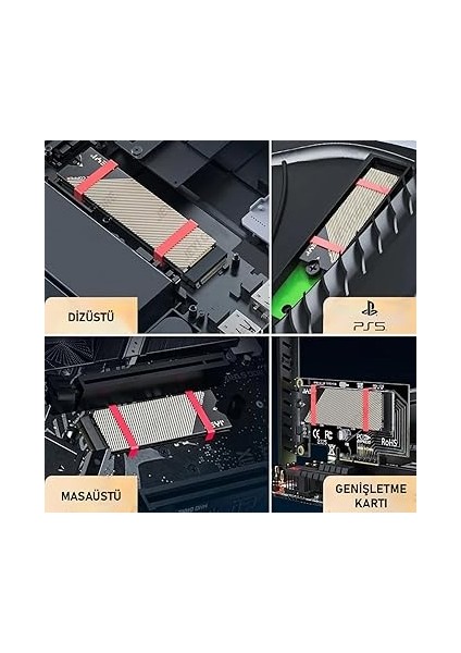 Co- Graphene Dizüstü Masaüstü M.2 Nvme M.2 Sata SSD Soğutucu Heatsink fırsatları