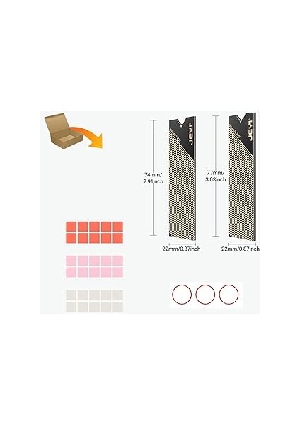 Co- Graphene Dizüstü Masaüstü M.2 Nvme M.2 Sata SSD Soğutucu Heatsink indirimleri