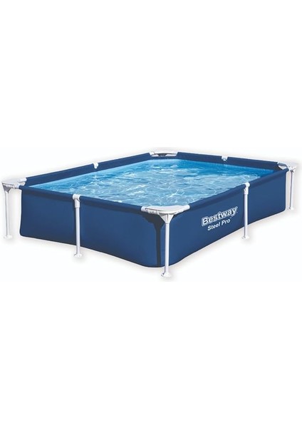 Steel Pro Dikdörtgen Yer Üstü Havuz 2,21 M x 1.50 M x 43 cm