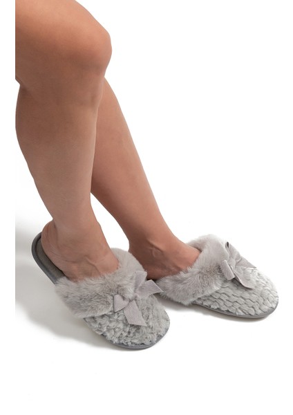 Ankita Kadın Ev Terliği Gri 37/41