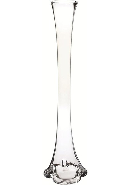 Fil Ayağı Vazo Cam Vazo 80CM Ince Belli Vazo