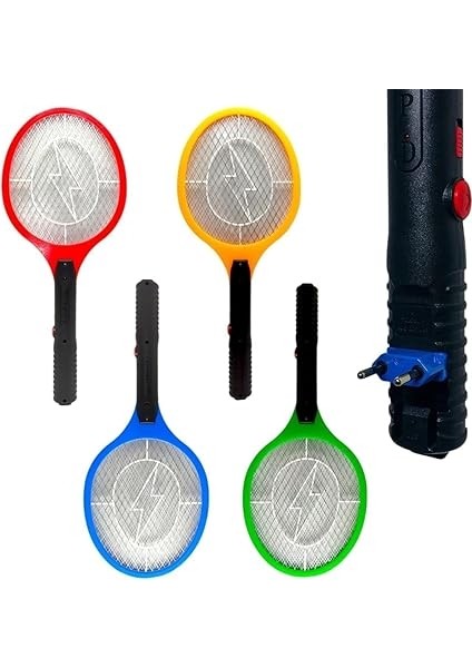 Raketi Sivrisinek Öldürücü Raket, Aç-Kapa Düğmeli Elektrikli Sarjlı Sinek Raketi, Güvenli Kullanım fiyatları