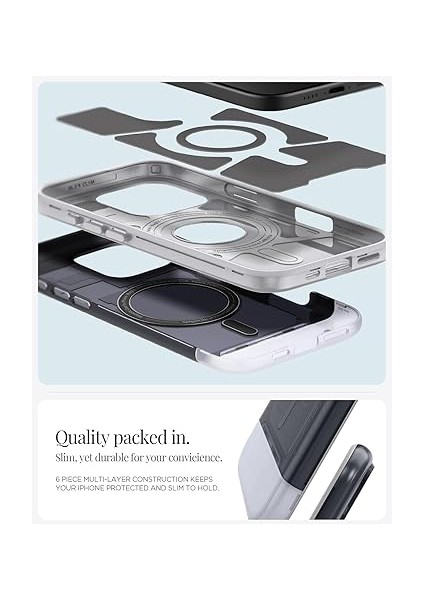 iPhone 16 Pro Magsafe Kılıf Classic C1 Hava Kanalı Teknolojisi™ Askeri Sınıf Koruma Magfit Graphite iMac Tasarım Kapak - ACS08152 fırsatları