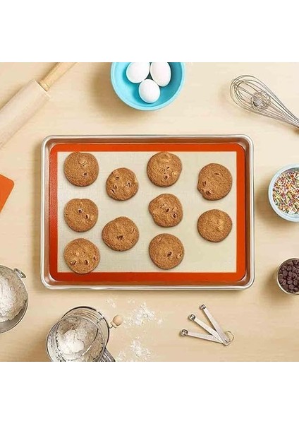 Home Silikon Pişirme Matı, Yıkanabilir Yanmaz Pastacılık Fırın Matı - Isıya Dayanıklı, Çok Renkli, 30 x 40 cm fırsatları