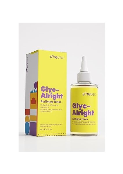 Vec Glyc Alrıght Gözenek Sıkılaştırıcı Aydınlatıcı Etkili Glikolik Asit, Ginseng &amp; Niacinamide Tonik fiyatları