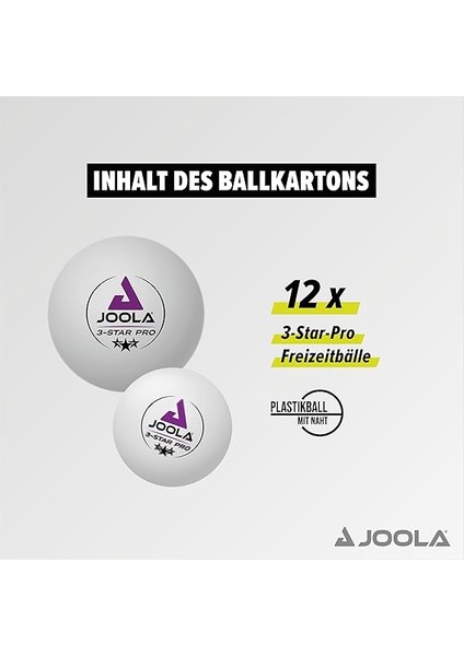 Masa Tenisi Topları 3 Yıldız, Üstün Kalite, 3 Yıldız, Mükemmel Oyun Özellikleri ve Uzun Dayanıklılık, Iç ve Dış Mekan Uyumlu fiyatları