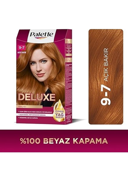 Deluxe Saç Boyası 9-7 Açık Bakır 50 Mililitre fiyatları