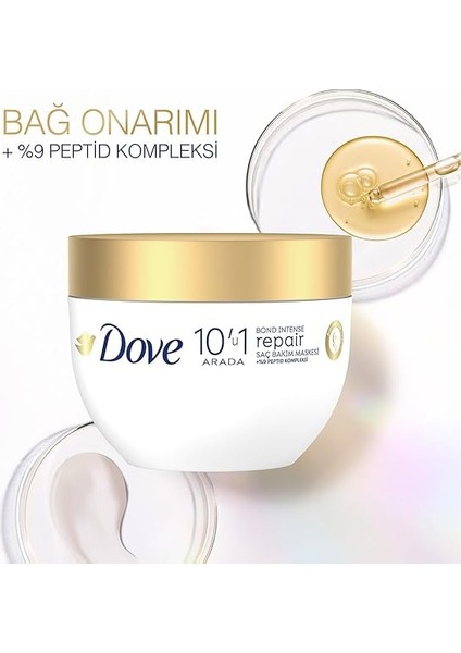10'u 1 Arada Saç Bakım Maskesi Bond Intense Repair ve Peptid Kompleksi 265 ml fırsatları