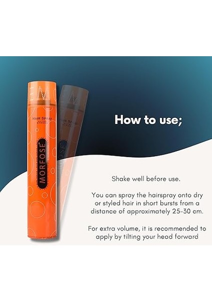 Saç Spreyi Ultra Strong Turuncu 400 ml modelleri