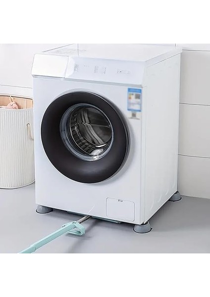 Anti-Titreşim Ped Seti | Çamaşır Makinesi ve Beyaz Eşya Için Kaymaz Gürültü Engelleyici Ayak Pedleri | 4 cm Yükseltici Lastik Stoper indirimleri