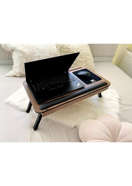 Supply Plus Lidya Telefon Tablet Bölmeli Katlanır Ayaklı Minderli Laptop Sehpası Bilgisayar Çalışma Masası modelleri