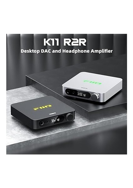 Ev Ses Veya Pc Için K11 R2R Dac ve Kulaklık Amplifikatörü, 6.35MM ve Dengeli 4.4mm, Rca, Koaksiyel, Optik, 1300MW, 384KHZ/24BIT DSD256(SIYAH) fiyatları