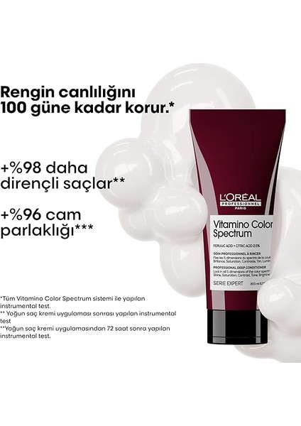 Professionnel Paris Serie Expert Vitamino Color Spectrum Boyalı Saçlar Için Parlaklık Kazandıran Saç Kremi 200ML fiyatları