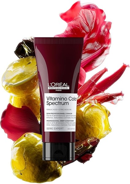 Professionnel Paris Serie Expert Vitamino Color Spectrum Boyalı Saçlar Için Parlaklık Kazandıran Saç Kremi 200ML fırsatları