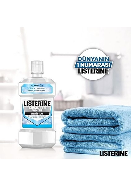 Advanced White Ağız Bakım Ürünü, Zorlu Lekeleri Giderir, Hafif Tat, Sıfır Alkol, Name Aromalı, 1000ML fırsatları
