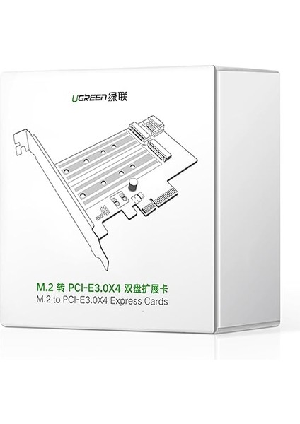 Pcıe 3.0 M.2 Nvme ve Ngff Okuyucu Adaptör Kartı indirimleri