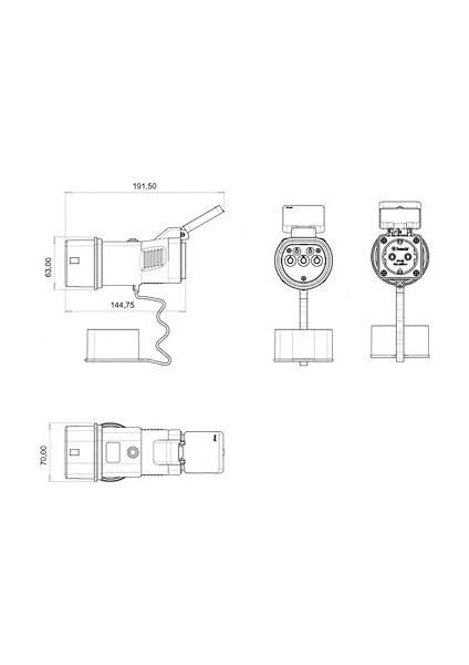 V2L Tek Çıkışlı Adaptör Mg Marka Araçlara Uygundur fiyatları