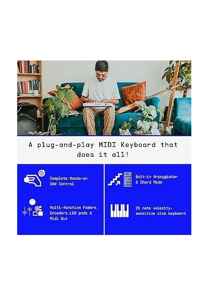 Minilab 3 Deep Black, Klavye, Siyah Beyaz fiyatları