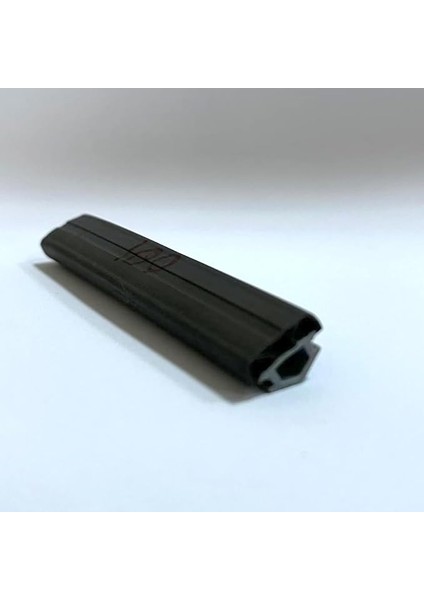 Çelik Kapı Fitili Kapı Contası Siyah + Gri Renk 6 Metre Uzunluk ÇLK-100