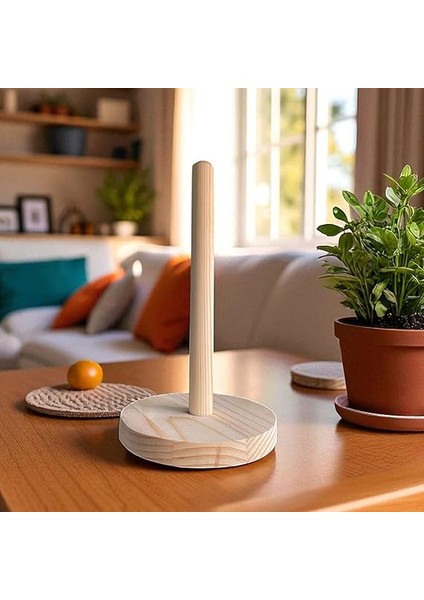 ve Kağıt Havluluk – Doğal Masif Ahşap Napkin Holder ve Paper Towel Dispenser – Mutfak Dekoru, Doğal Ahşap Ürün indirimleri