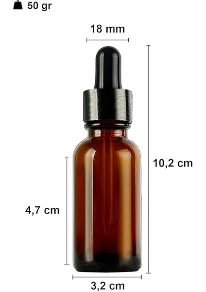 30 ml Metal Kapaklı Damlalık Dropper Şişesi Serum 30 cc Cam Şişe 6 Adet (Siyah Kapak, Amber/kahverengi) fiyatları