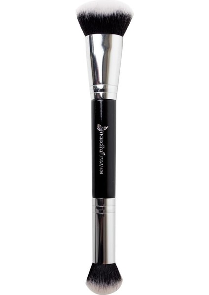 Professional Çift Taraflı Makyaj Fırçası (Açılı Fondöten &amp; Kapatıcı) - 494