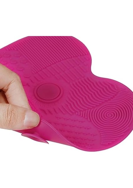 Silikon Makyaj Fırça Temizleme Pedi Pratik ve Kolay Kullanımlı Fırça Temizleyici Mat Aparat (15 Cm) fırsatları