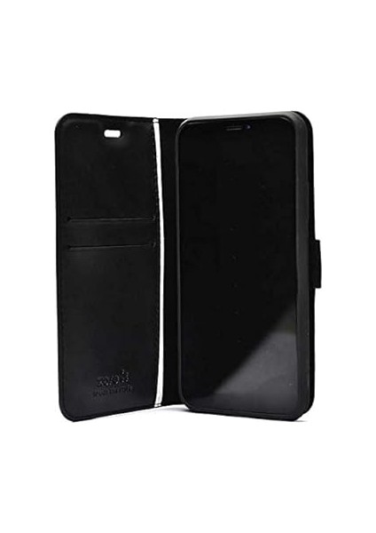 Galaxy S24 Fe Ile Uyumlu Kılıf Cüzdan Kartlıklı Zore Kar Deluxe Kapaklı Kılıf Siyah fiyatları