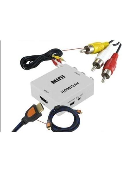 HDMI To Rca HDMI To Scart Çevirici Dönüştürücü