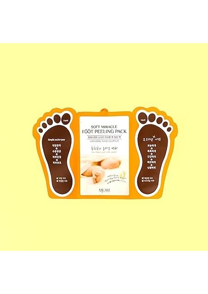 Mijin Cosmetics Miracle Foot Peeling Pack - Çorap Tipi Ayak Peeling Maskesi indirimleri