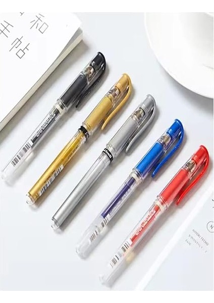 Sarı Imza Kalemi 3 Adet Uniball Signo Broad 1.0 mm Roller Pilot Kalem UM-153 Yaldızlı Davetiye Kalemi Mürekkepli indirimleri