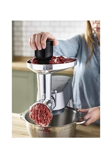 Kıyma, Sosis ve Içli Köfte Aparatı KAX950ME - Mutfak Şefi Aksesuarı, 4 Kanatlı Bıçak, Metal Salyangoz ve Tepsi, 2 Sosis Doldurucu ve Kebbe Başlığı (Tüm Chef Mutfak Makineleri Için Uygun) fiyatları