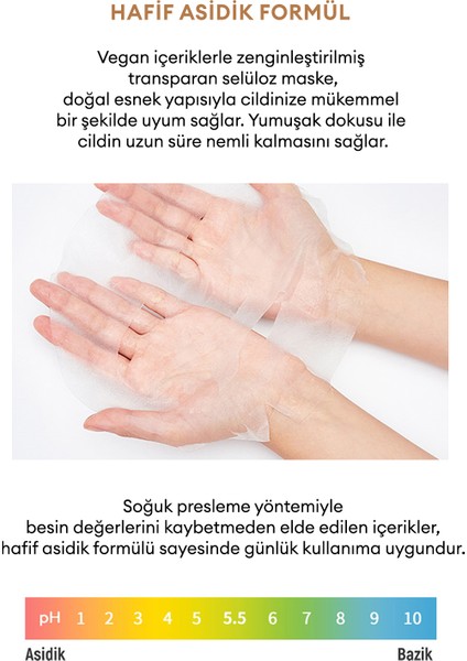 Besleyici Vegan Yaprak Maske Talks Vegan Squeeze Sheet Mask (Mega Nutritious)
