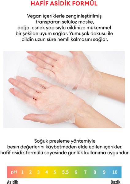 Nemlendirici Vegan Yaprak Maske Talks Vegan Squeeze Sheet Mask (Hydro Booster)