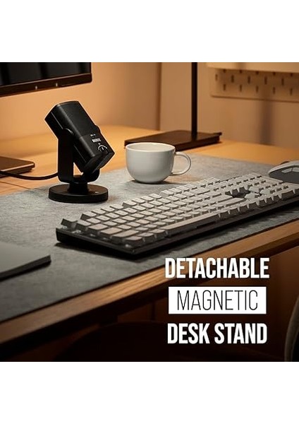 Nt-Usb Mını, Sökülebilir Manyetik Ayaklı, Dahili Pop Filtreli, Kulaklık Preamlifikatörlü USB Mikrofon fırsatları