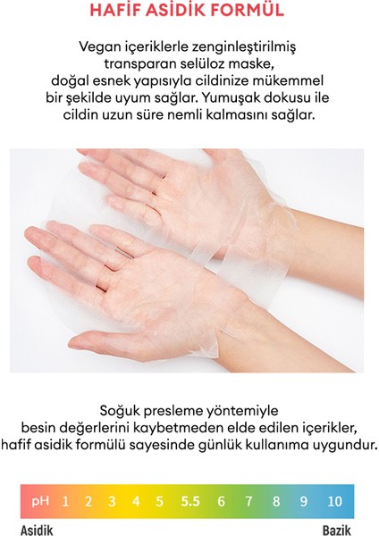 Pürüzsüzleştirici Vegan Yaprak Maske Talks Vegan Squeeze Sheet Mask (Skin Smoother)