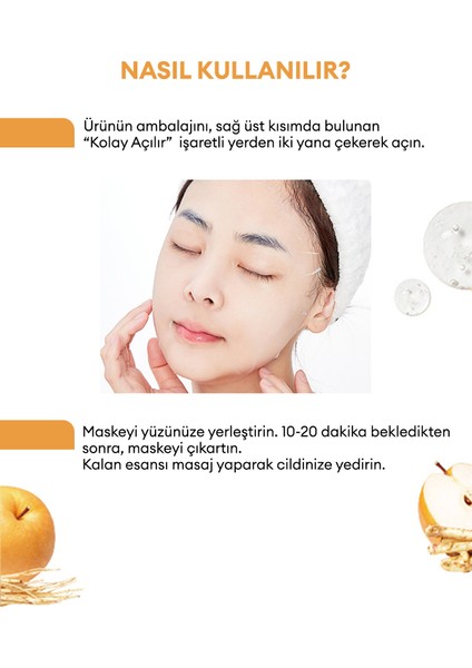 Nemlendirici ve Aydınlatıcı Vegan Yaprak Maske Talks Vegan Squeeze Sheet Mask (Super Energizer)