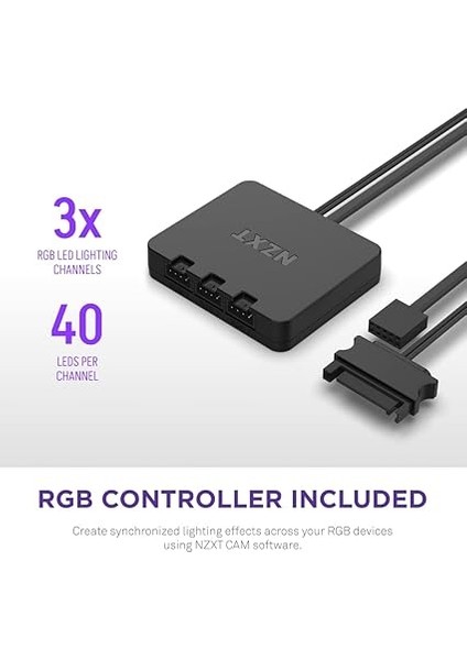 F120 Rgb Duo Üçlü Paket - Rgb Kontrolörlü 3 x 120 mm Çift Taraflı Rgb Fanlar - 20 Ayrı Adreslenebilir LED - Dengeli Hava Akışı ve Statik Basınç - Akışkan Dinamik Rulman - Pwm - Siyah fırsatları