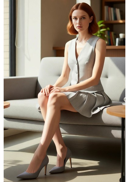 Kadın Skater Kalıp Kolsuz V Yaka Çizgili Poliviskon Mini Elbise Şık ve Rahat Bir Tercih Kaliteli fiyatları